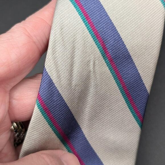 Polo Ralph Lauren 6 Silk Tie Lot Mens Striped Crest Medallion Polo Player Preppy - Picture 16 of 16